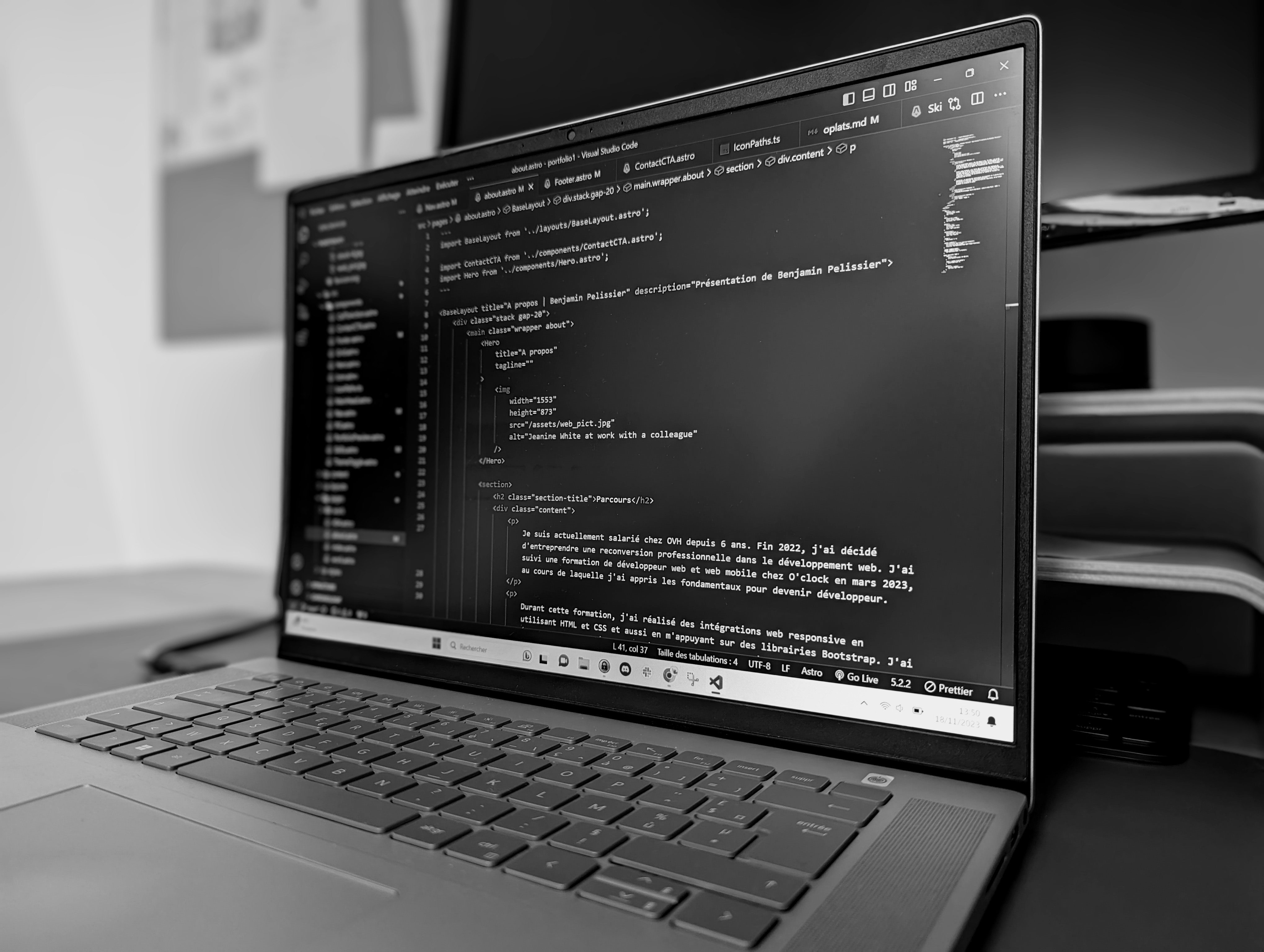 Le bureau de Benjamin Pelissier